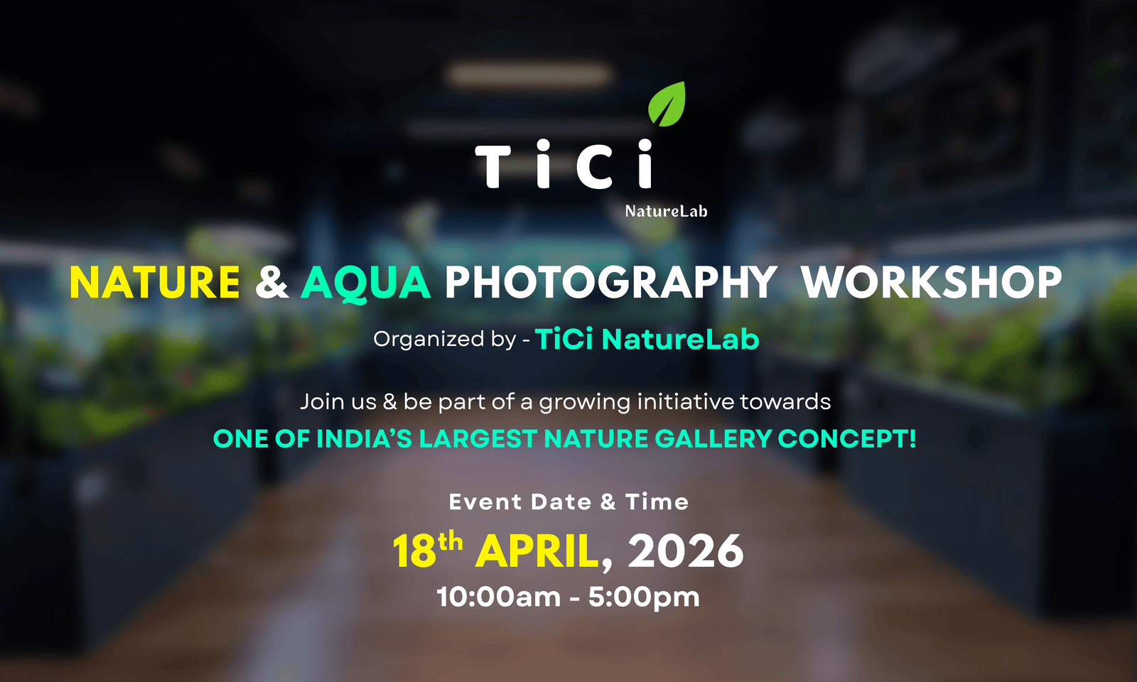 Nature and Aqua Photography Workshop
